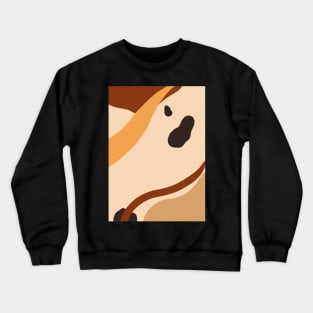 Abstract Earth Tones 3.8 Crewneck Sweatshirt